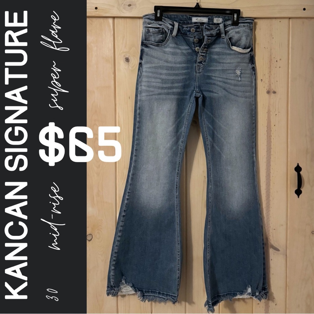 SALE Kancan signature mid rise super flares